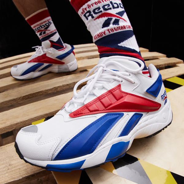 Giày Reebok Interval 96 'White Scarlet Royal' FV5520 - Ảnh 3