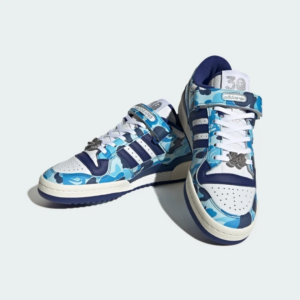 Giay Adidas Forum Low 84 x BAPE '30th Anniversary Blue' ID4772