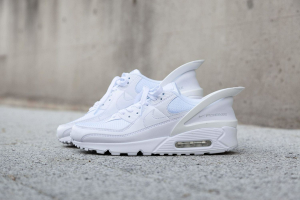Giày Nike Air Max 90 Flyease 'Tripple White' CU0814-102 - Ảnh 7