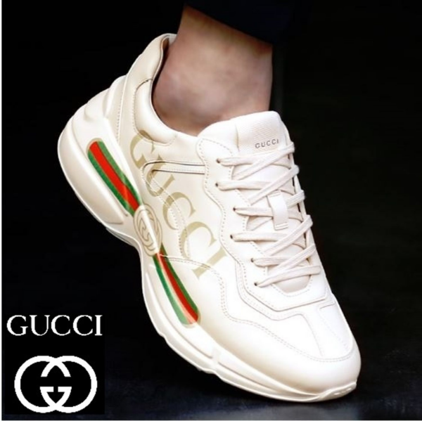 Giày Gucci Rhython Leather Sneaker 'Logo' 500877 DRW00 9522 - Ảnh 3