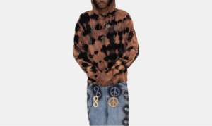 Ao Stussy x Dries Van Noten Bandana Hoodie 'Camel'