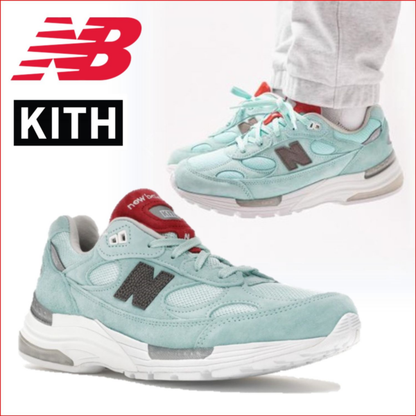 Giày New Balance Kith x 992 'Kithmas Collection Light Reef' M992KL - Ảnh 3