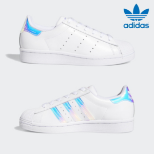 Alternative view of Giày Adidas Superstar J 'White Iridescent' FX7594