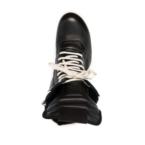 Giày Rick Owens Geobasket Sneakers Black RU21S6894 - Ảnh 4