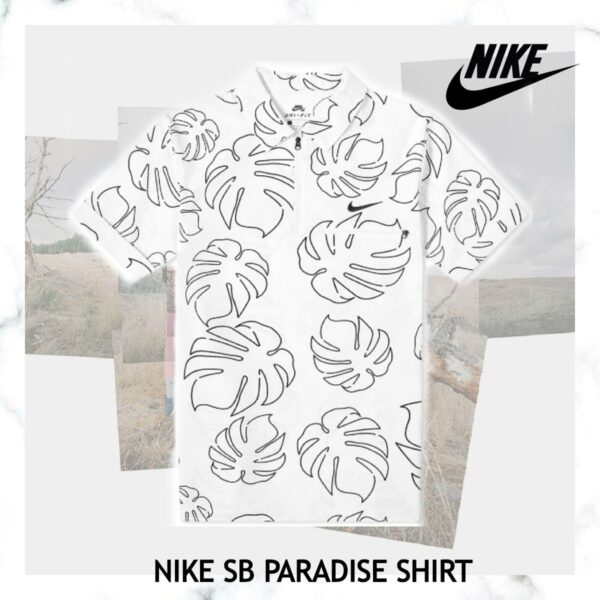Áo Nike SB Paradise Woven Men's Skate Polo Shirt CI7193-100 - Ảnh 2