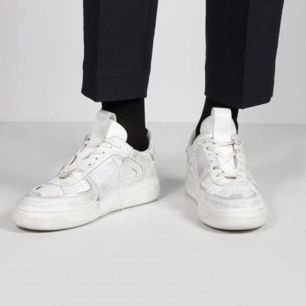 Giày Valentino Calf Ribbons Low-Top VL7N VY0S0C58JTV10K - Ảnh 2