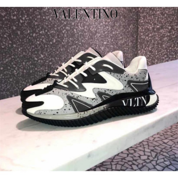 Giày Valentino Wade Runner Neoprene Fabric VY2S0D95NVDEP0 - Ảnh 4