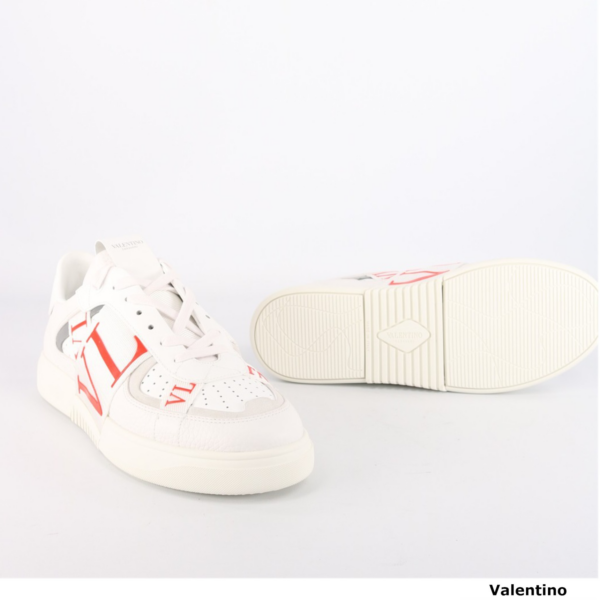 Giày Valentino Calfskin VL7N 'White Pure Red' WY2S0C58WRQU06 - Ảnh 5