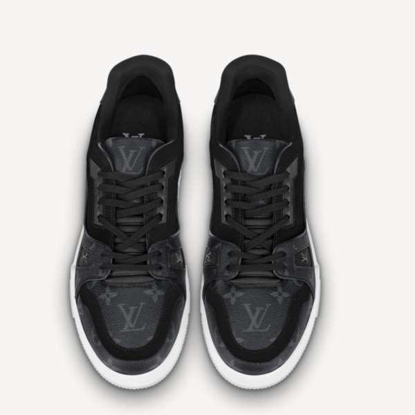 Giày Louis Vuitton LV Trainers 'Icon Black' 1A8PU8 - Ảnh 2
