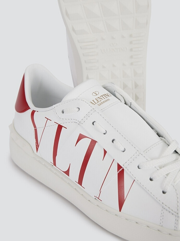 Giày Valentino Open Sneaker In Calfskin Leather WW2S0781XZUKR5 - Ảnh 3