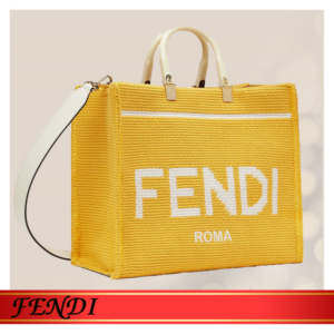 Alternative view of Túi Fendi Sunshine Crochet Bag 'Yellow' 8BH386-AFP2-F1E8X