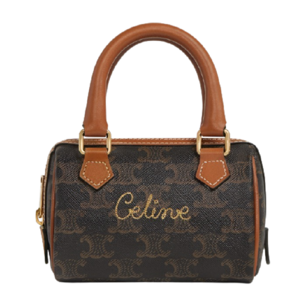 Túi Celine Triomphe Canvas Celine 'Cursive Tan' 196892DHX-04LU