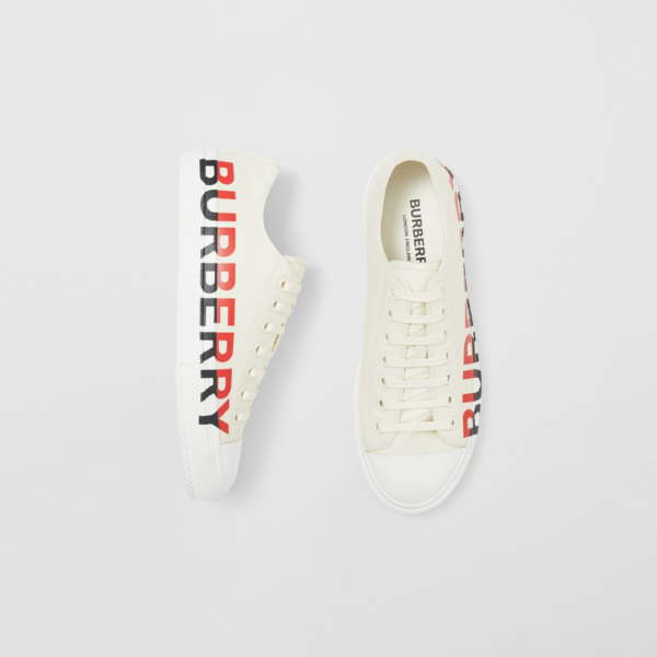Giày Burberry Contrasting Logo White 80342521 - Ảnh 5