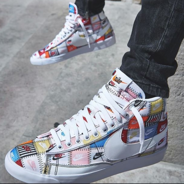 Giày Nike Blazer Mid 'Patchwork' CI9887-100 - Ảnh 4