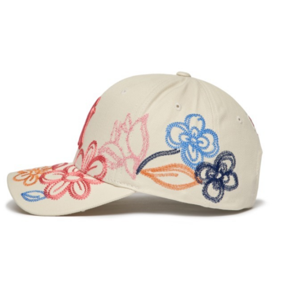 Mũ MLB Floral Cotton Structure Ball Cap New York Yankees 3ACP0891N-50CRS - Ảnh 2