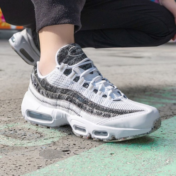 Giày Nike Air Max 95  Wmns Crater SE White Black CV8830-100 - Ảnh 2