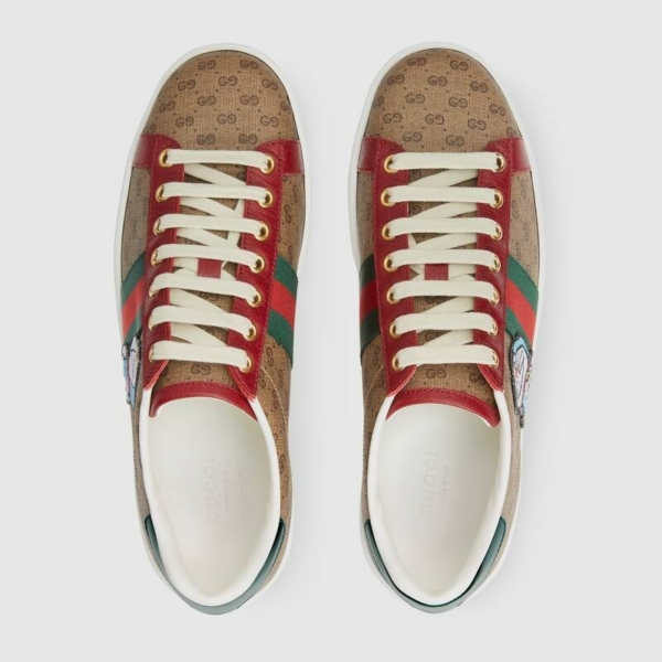 Giày Gucci x Doraemon Women’s Ace Sneaker 'Monogram' 655034-2SZ10-9765 - Ảnh 6