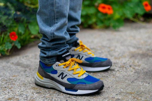 Giày New Balance Billy's x 992 Made in USA 'Grey Blue Teal' M992RR - Ảnh 5
