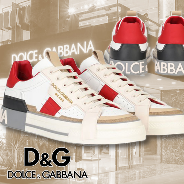 Giày D&G Calfskin Custom 2.0 With Contrasting Detail CS1863AO7548K703 - Ảnh 4