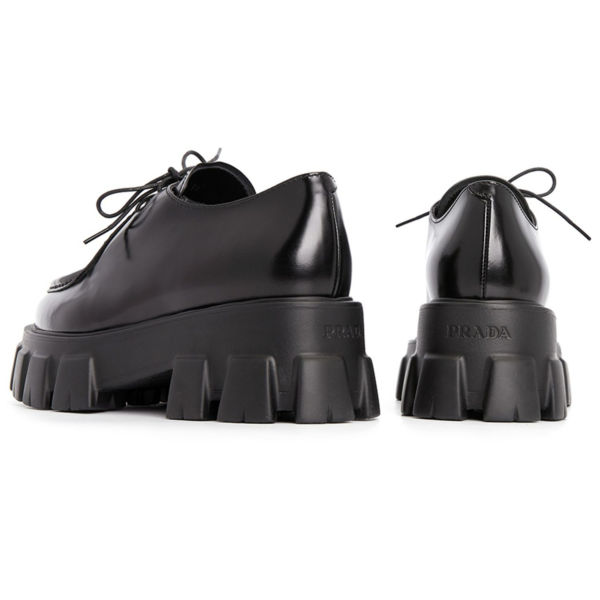 Giày Prada Logo Monolith Pointy 'Black' 1E719M-055-F0002 - Ảnh 6