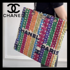 Alternative view of Túi Chanel Printed Fabric Metal 'Multicolor' AS2896-B06996-NF993