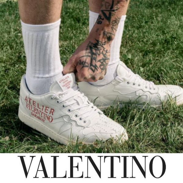 Giày Valentino Atelier 07 Low 'White Camo' WY2S0E73-BMH-0BO - Ảnh 2