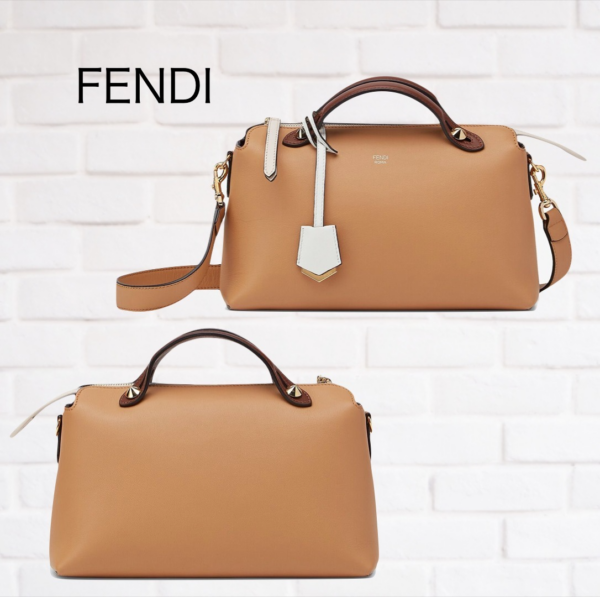 Túi Fendi Lethera Handbag 'Brown' 8BL1465QJF1E8N - Ảnh 2