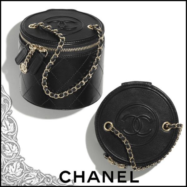 Túi Chanel Small Vanity With Chain Lambskin Black AP2193-B05720-94305 - Ảnh 2