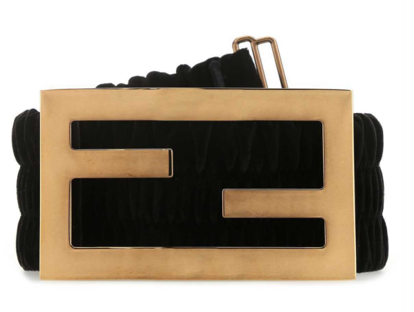 Thắt Lưng Fendi FF Ruched Belt 8C0621ADLM-F155L