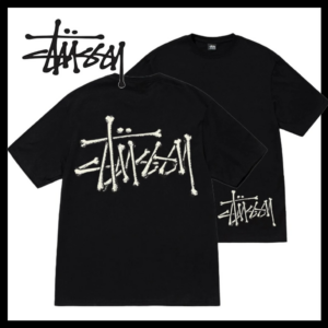 Ao Stussy Bones Stock T-Shirt 'Black'