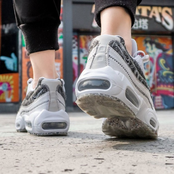 Giày Nike Air Max 95  Wmns Crater SE White Black CV8830-100 - Ảnh 4