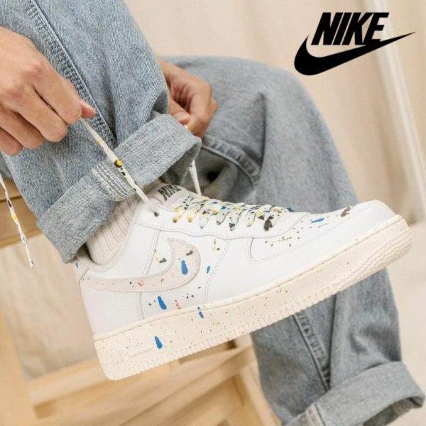 Giày Nike Air Force 1 '07 LV8 'Paint Splatter' CZ0339-100 - Ảnh 6