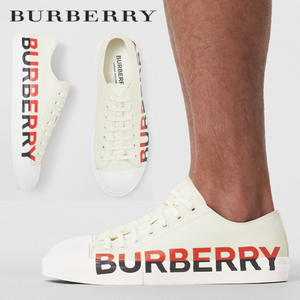 Giày Burberry Contrasting Logo White 80342521 - Ảnh 2