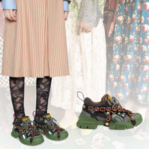 Alternative view of Giày Gucci Wmns Flashtrek Crystals 'Green' 537355-GGZ30-1261