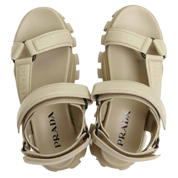 Dép Prada Logo 'Cream' 1X832M-038-F0F24 - Ảnh 6