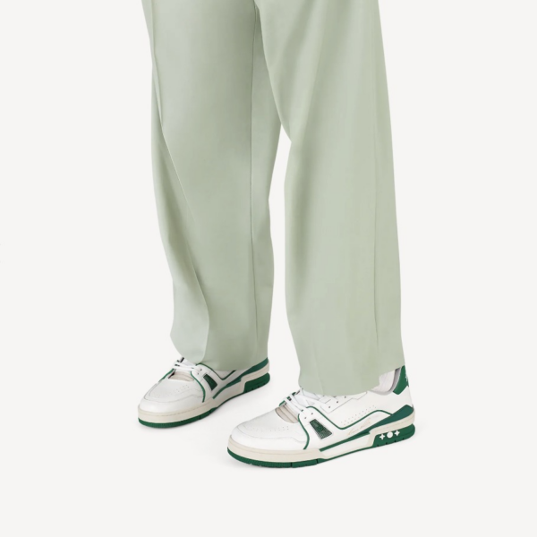 Giày Louis Vuitton LV Trainers 'White Green' 1A54HM - Ảnh 5