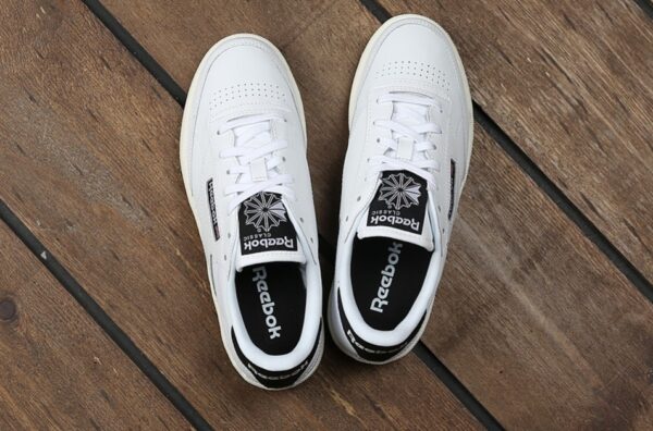 Giày Reebok Club C 85 SU White Black CM9163 - Ảnh 6
