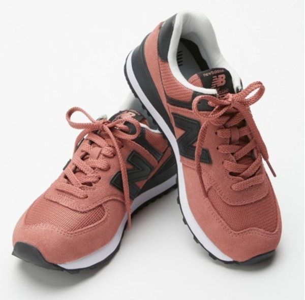 Giày New Balance 574 Classic 'Washed Henna' WL574MD2 - Ảnh 5