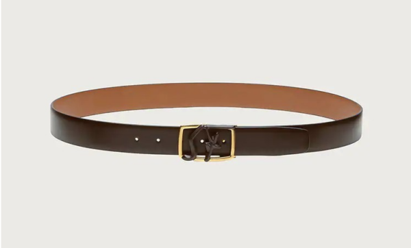 Thắt Lưng Salvatore Ferragamo SF Logo 'Hickory' 670027-747727 - Ảnh 2