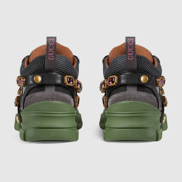 Giày Gucci Wmns Flashtrek Crystals 'Green' 537355-GGZ30-1261 - Ảnh 5