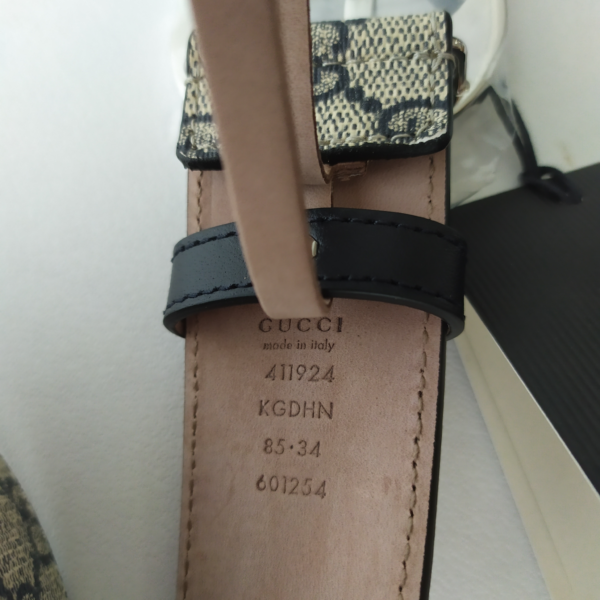 Thắt Lưng Gucci MBT1 G Buckle Supreme Belt 411924-KGDHX-8449 - Ảnh 3
