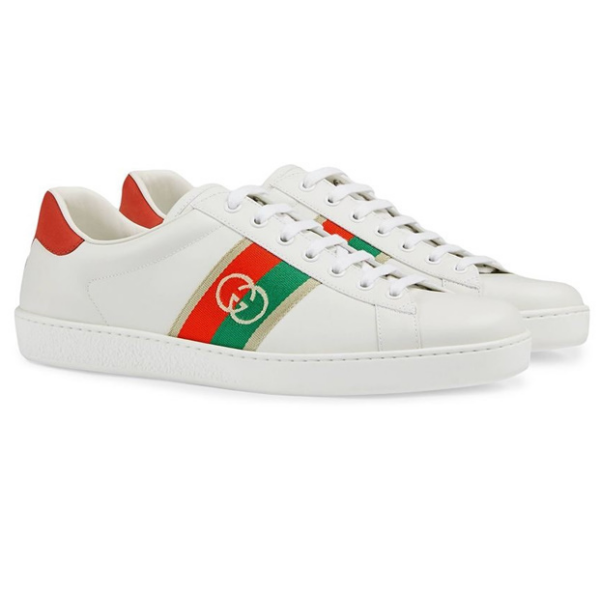 Giày Gucci Interlocking G Web Ace 6447491XGM0 9063 - Ảnh 4