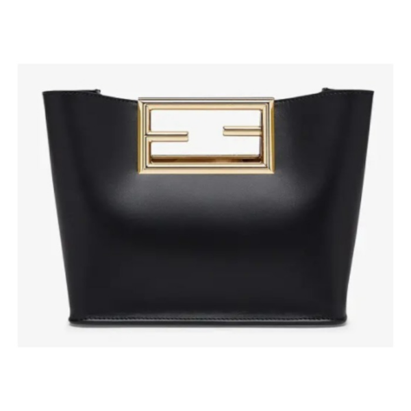 Túi Fendi Casual Style 2WAY Plain Logo Handbags 'Black' 8BS054-AAIW-F0KUR - Ảnh 5