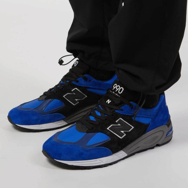 Giày New Balance 990v2 Made In USA 'Blue Suede' M990PL2 - Ảnh 3
