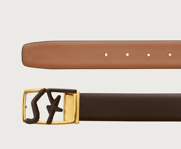 Thắt Lưng Salvatore Ferragamo SF Logo 'Hickory' 670027-747727 - Ảnh 3