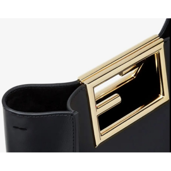 Túi Fendi Casual Style 2WAY Plain Logo Handbags 'Black' 8BS054-AAIW-F0KUR - Ảnh 6