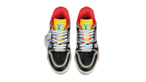 Alternative view of Giày Louis Vuitton Trainer Monogram Red Yellow 1A8Q95