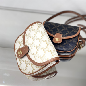 Tui Celine Triomphe Canvas Calfskin 'White' 196702BZJ-01BC