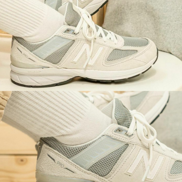 Giày New Balance 990v5 Big Kid 'Nimbus Cloud' GC990NA5 - Ảnh 3