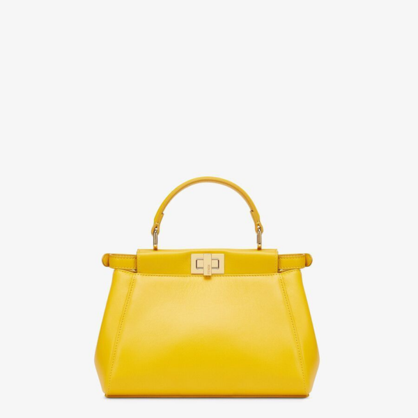 Túi Fendi Peekaboo Mini' Shoulder Bag 'Yellow' 8BN244-AD6G-F192E - Ảnh 2